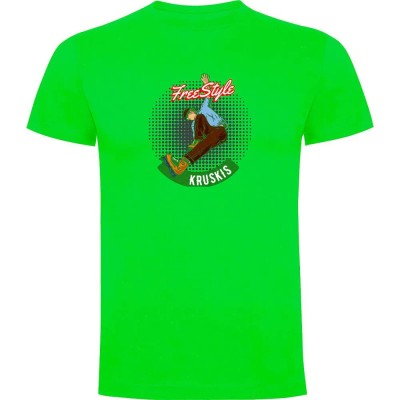 тениска,мъжки,тениски,kruskis,freestyle,rollers,short,sleeve,t,shirt,light,green,(green)