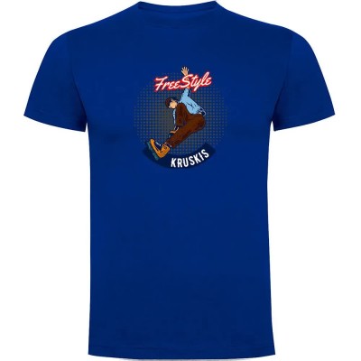 тениска,мъжки,тениски,kruskis,freestyle,rollers,short,sleeve,t,shirt,royal,blue,(blue)