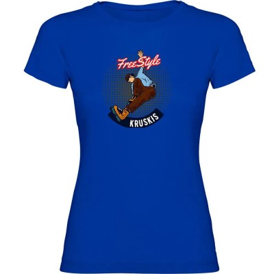 тениска,дамски,тениски,kruskis,freestyle,rollers,short,sleeve,t,shirt,royal,blue,(blue)