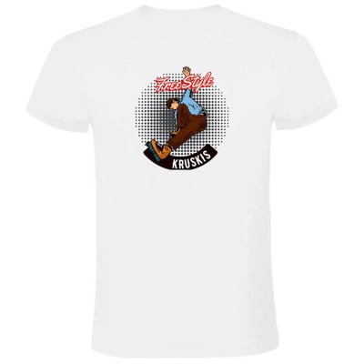 тениска,мъжки,тениски,kruskis,freestyle,rollers,short,sleeve,t,shirt,white
