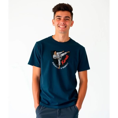 тениска,мъжки,тениски,kruskis,karate,short,sleeve,t,shirt,blue,(denim,blue)