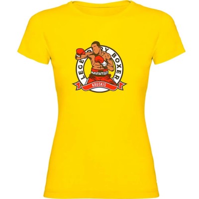 тениска,дамски,тениски,kruskis,legendary,boxer,short,sleeve,t,shirt,yellow