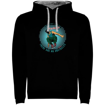 суичър,мъжки,пуловери,kruskis,no,obstacles,bicolor,hoodie,black,grey,(black)