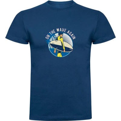 тениска,мъжки,тениски,kruskis,on,the,wave,short,sleeve,t,shirt,denim,blue,(blue)