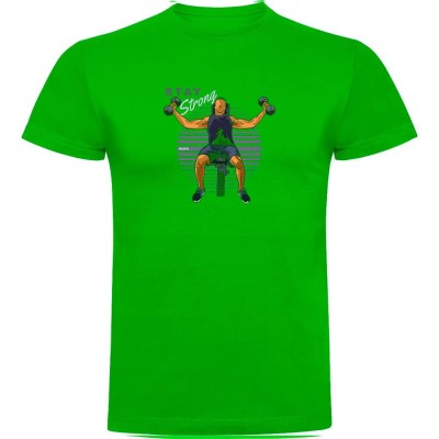 тениска,мъжки,тениски,kruskis,stay,strong,short,sleeve,t,shirt,green