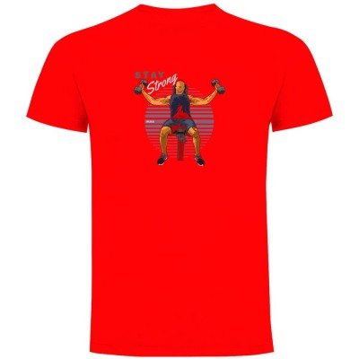 тениска,мъжки,тениски,kruskis,stay,strong,short,sleeve,t,shirt,red