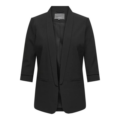 сако,дамски,сака,only,carmakoma,elly,3,4,life,blazer,black,(black)