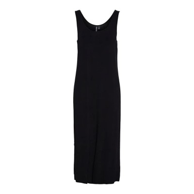 рокля,дамски,поли,и,рокли,pieces,sofia,sleeveless,midi,dress,black,(black)