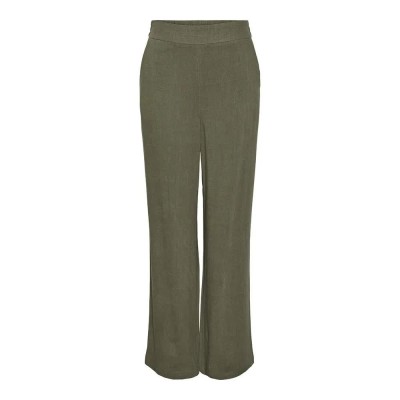 панталони,дамски,панталони,pieces,vinsty,high,waist,pants,green,(deep,lichen,green)