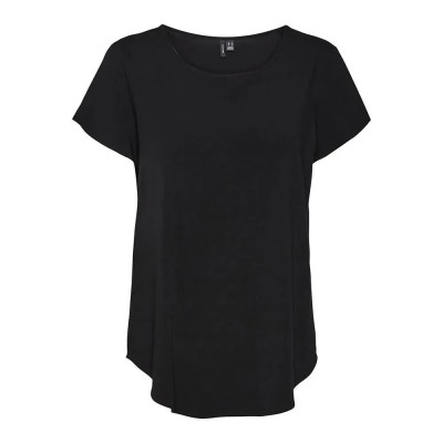 тениска,дамски,тениски,vero,moda,bella,short,sleeve,t,shirt,black,(black)