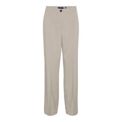 панталони,дамски,панталони,vero,moda,rita,straight,fit,pants,beige,(silver,lining)