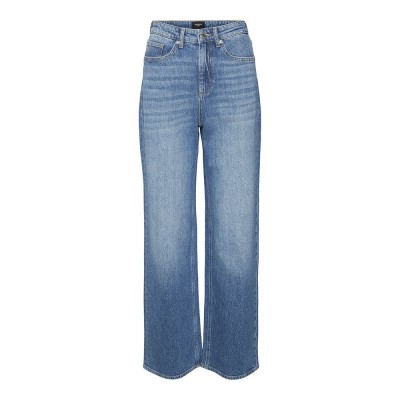 дънки,дамски,панталони,vero,moda,tessa,wide,straight,fit,ra380,ga,high,waist,jeans,blue