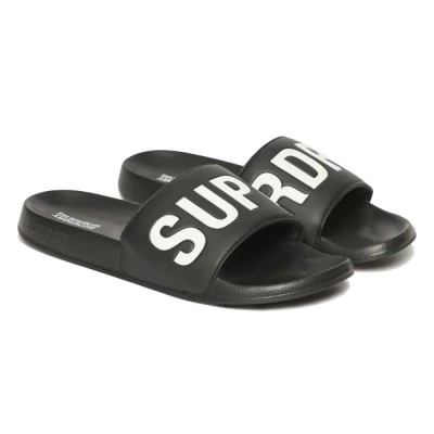 мъжки,джапанки,и,чехли,superdry,core,vegan,pool,slides,black,optic,(beige)