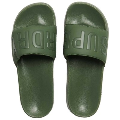 мъжки,джапанки,и,чехли,superdry,core,vegan,pool,slides,olive,khaki,olive,khaki,(green)
