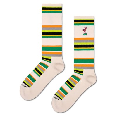 чорапи,мъжки,чорапи,happy,socks,always,grow,crew,socks,multicolor,(beige)