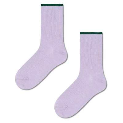 чорапи,мъжки,чорапи,happy,socks,mariona,crew,socks,light,purple,(purple)