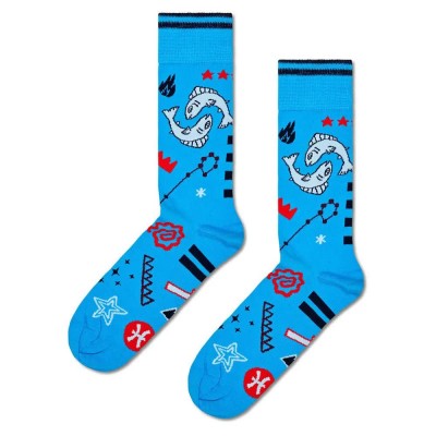 чорапи,мъжки,чорапи,happy,socks,pisces,half,long,socks,multicolor,(yellow)