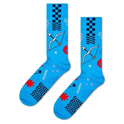 чорапи,мъжки,чорапи,happy,socks,sagittarius,half,long,socks,multicolor,(light,purple)