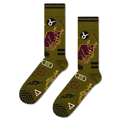 чорапи,мъжки,чорапи,happy,socks,taurus,half,long,socks,green,(dark,green)