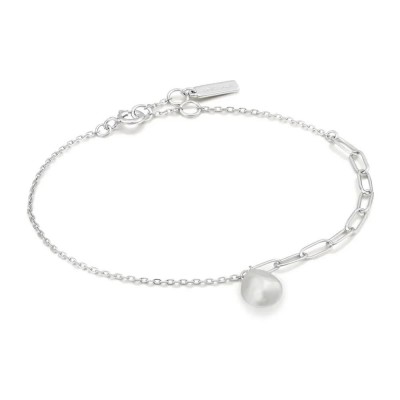 бижутерия,ania,haie,b019,02h,bracelet,silver,(grey)