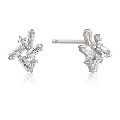 бижутерия,ania,haie,e018,earrings,silver,(grey)