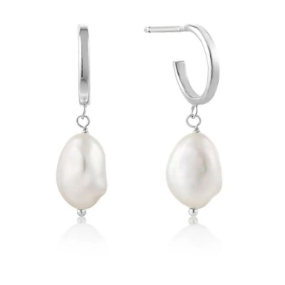 бижутерия,ania,haie,e019,02h,earrings,silver,(grey)