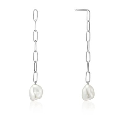 бижутерия,ania,haie,e019,05h,earrings,silver,(grey)