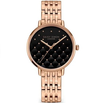 часовник,часовници,daisy,dixon,dd165rgm,woman,watch,golden,(pink,black,mineral)