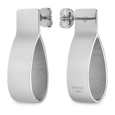бижутерия,rosefield,fces,earrings,silver,(grey)