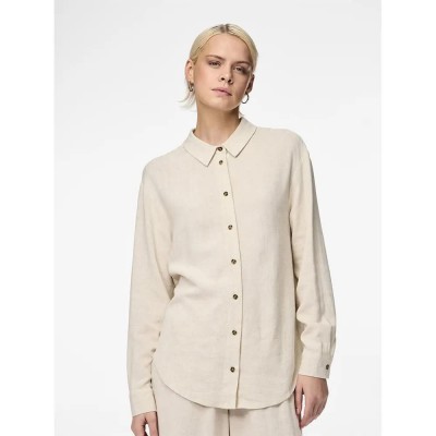 риза,с,дълъг,ръкав,дамски,блузи,дамски,ризи,pieces,vinsty,long,sleeve,shirt,oatmeal,(beige)