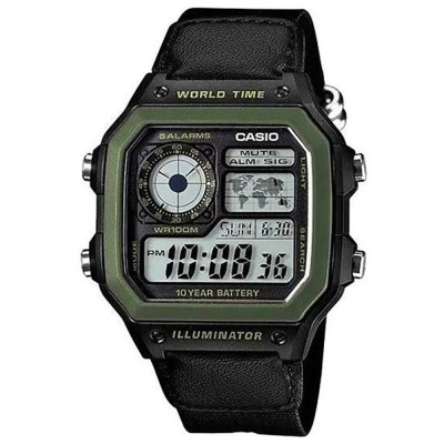 часовник,часовници,casio,1200whb,sports,watch,green