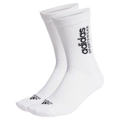 чорапи,мъжки,чорапи,дамски,чорапи,adidas,monochrome,crew,socks,2,pairs,white,(white,black)