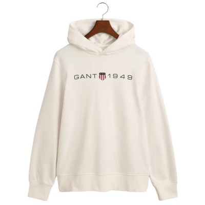 суичър,мъжки,пуловери,gant,printed,graphic,hoodie,beige