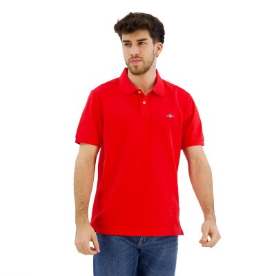 мъжки,блузи,с,яка,gant,reg,shield,pique,short,sleeve,polo,red,(bright,red)