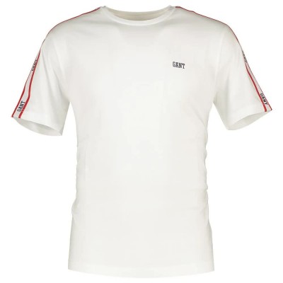 тениска,мъжки,тениски,gant,shoulder,tape,short,sleeve,t,shirt,white