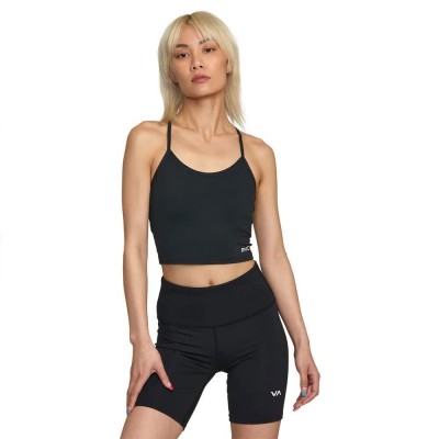 тениска,дамски,тениски,rvca,va,essential,sleeveless,t,shirt,black,(black)