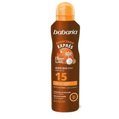 козметика,за,защита,от,слънце,babaria,dry,oil,spary,f,15,200ml,brown,(multicolor)