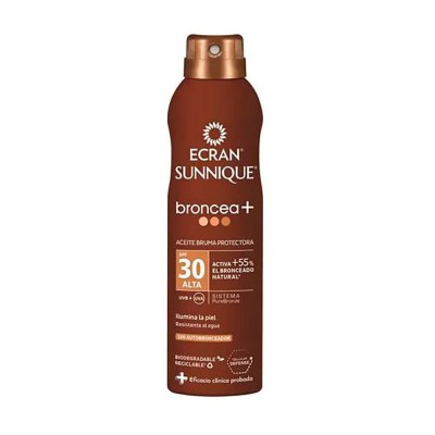 козметика,за,защита,от,слънце,ecran,sunnique,bronzea,protective,oil,bruma+f30,250ml,brown,(multicolor)