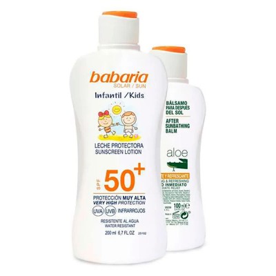 козметика,за,защита,от,слънце,babaria,sun,protective,milk,f,50,200ml+after,sun,gift,100ml,clear,(multicolor)