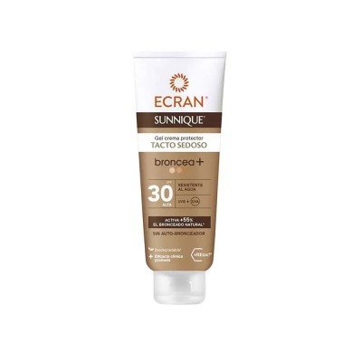 козметика,за,защита,от,слънце,ecran,cream,gel,sunnique,bronzea,f30,250ml,multicolor
