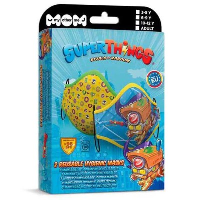 други,аксесоари,mom,super,things,premium,face,mask,2,units,multicolor