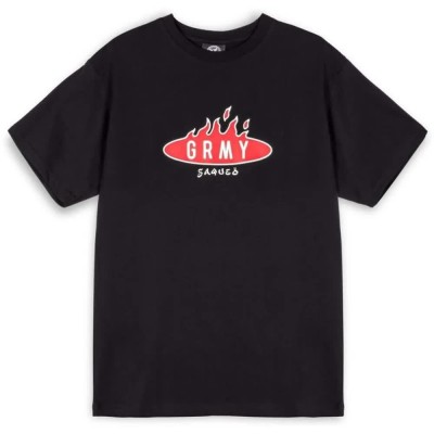 тениска,мъжки,тениски,grimey,burn,in,flames,short,sleeve,t,shirt,black