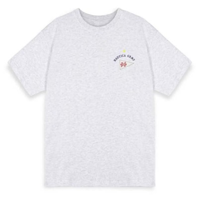 тениска,мъжки,тениски,grimey,mighty,harmonist,nautica,x,grmy,short,sleeve,t,shirt,sport,grey,(white,grey)
