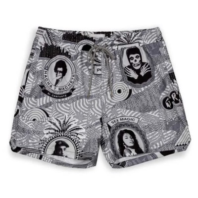 бански,гащета,мъжки,бански,костюми,grimey,supastar,swimming,shorts,grey,(black)