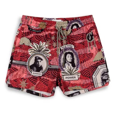 бански,гащета,мъжки,бански,костюми,grimey,supastar,swimming,shorts,red