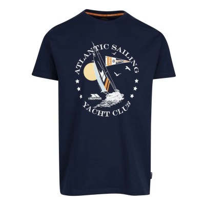 тениска,мъжки,тениски,trespass,cedarf,short,sleeve,t,shirt,navy,(blue)