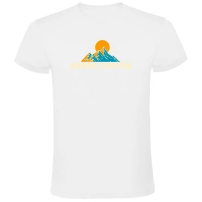 тениска,мъжки,тениски,kruskis,adventure,is,everything,short,sleeve,t,shirt,white
