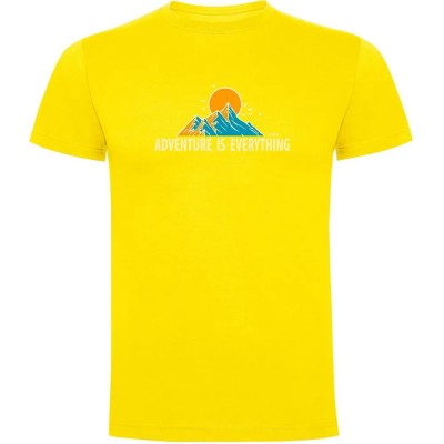 тениска,мъжки,тениски,kruskis,adventure,is,everything,short,sleeve,t,shirt,yellow