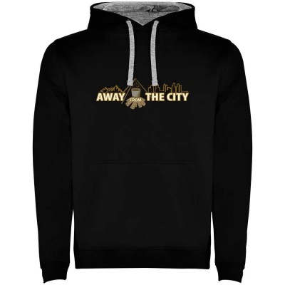 суичър,мъжки,пуловери,kruskis,away,from,city,bicolor,hoodie,black,grey,(black)