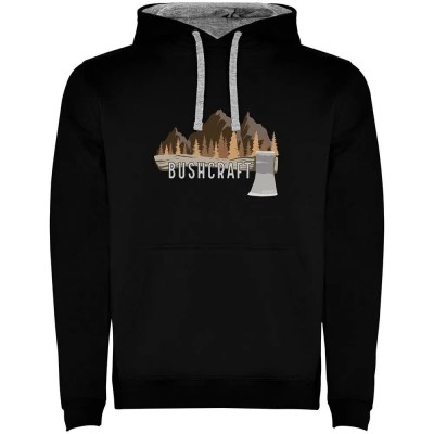суичър,мъжки,пуловери,kruskis,bushcraft,bicolor,hoodie,black,grey,(black)